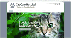 Desktop Screenshot of catcarehospital.com